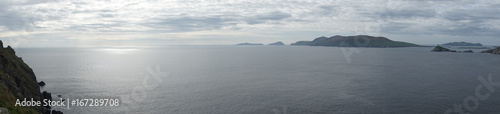 Panoramic view of the coast of Atlantic Ocean, Wild Atlantic Way, Ireland