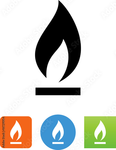 Natural Gas Icon - Illustration