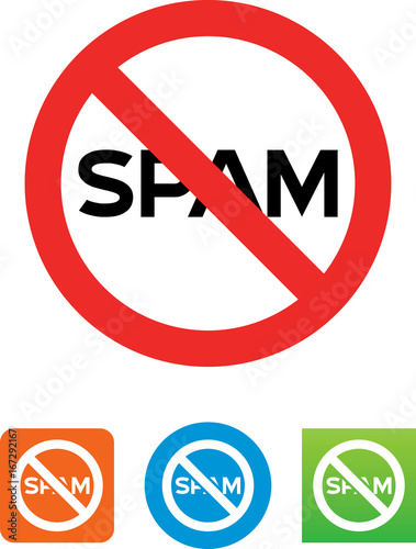 No Spam Icon - Illustration