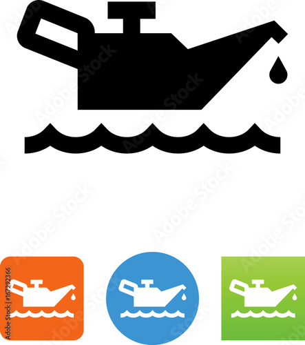 Oil Gauge Icon - Illustration