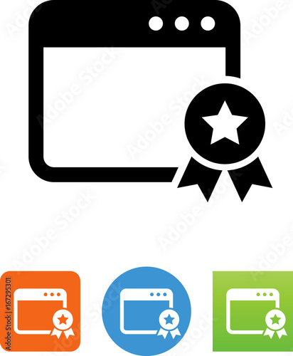 Page Rank Icon - Illustration