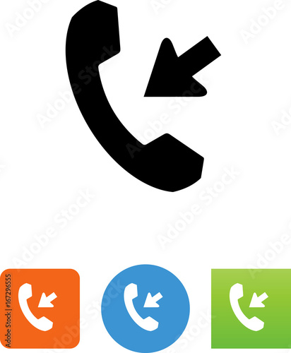 Phone Call In Icon - Illustration