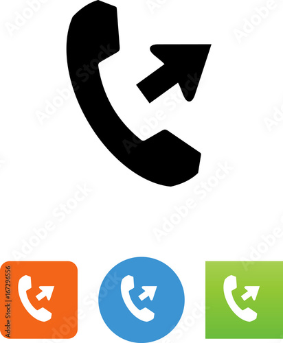 Free Download Phone Call Out Icon - Illustration - GFXLoad