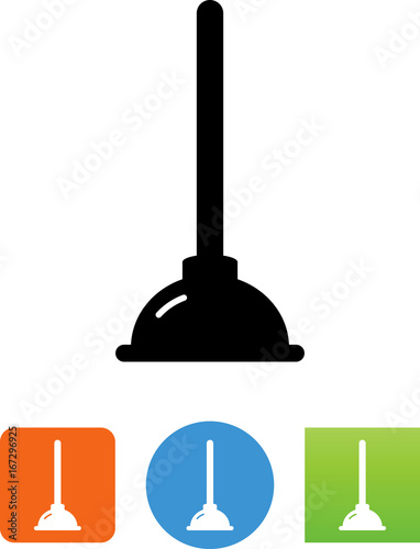 Plunger Icon - Illustration