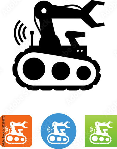 Police Robot Icon