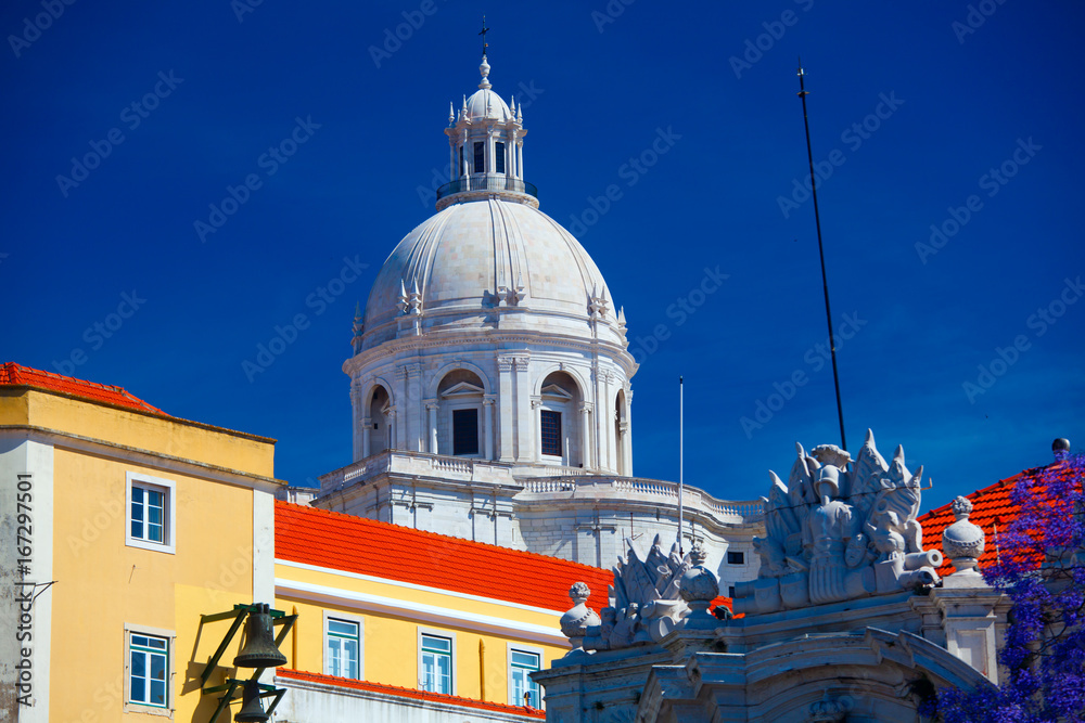 National Pantheon - Church of Santa Engracia in  Lisbon, Portugal