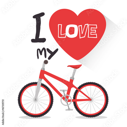 I love my bike label template