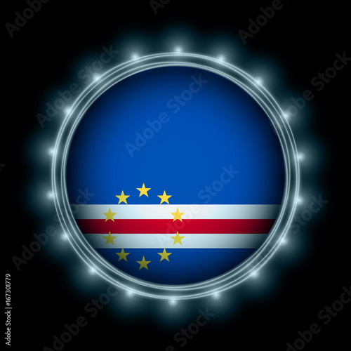 Free Download Cape-verde flag in blue lightning - GFXLoad
