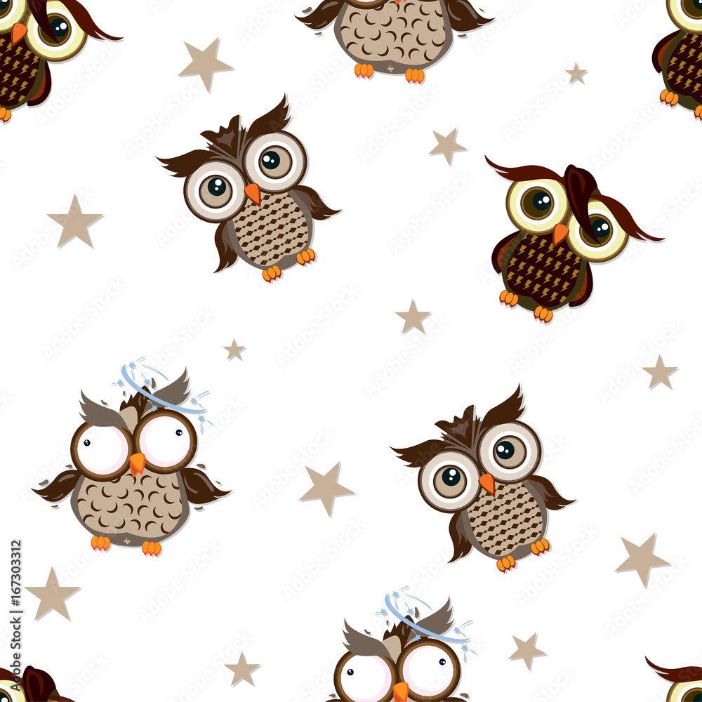 pattern owl graphic cartoon character pattern owl graphic cartoon character