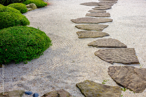 zen garden path