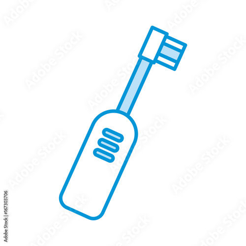 electric brush isolated icon vector illustration design