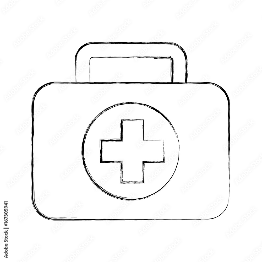 Obraz premium medical kit isolated icon vector illustration design