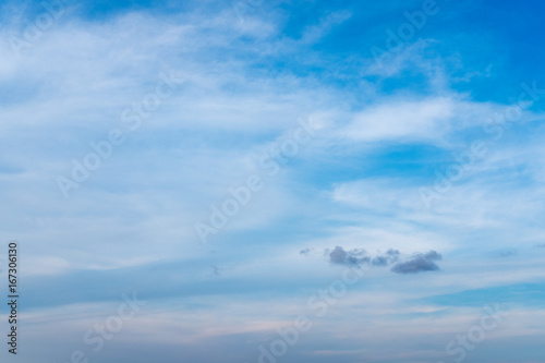 Fototapeta Naklejka Na Ścianę i Meble -  Cloud in the blue sky by airplane window view