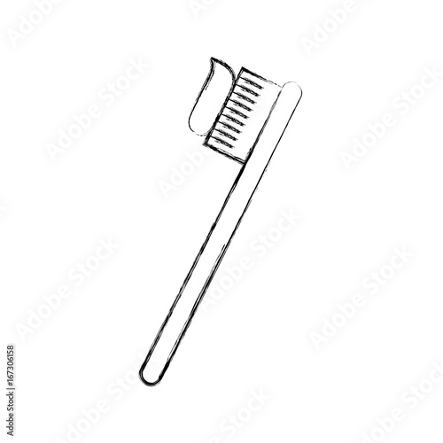 dental toothbrush isolated icon vector illustration design
