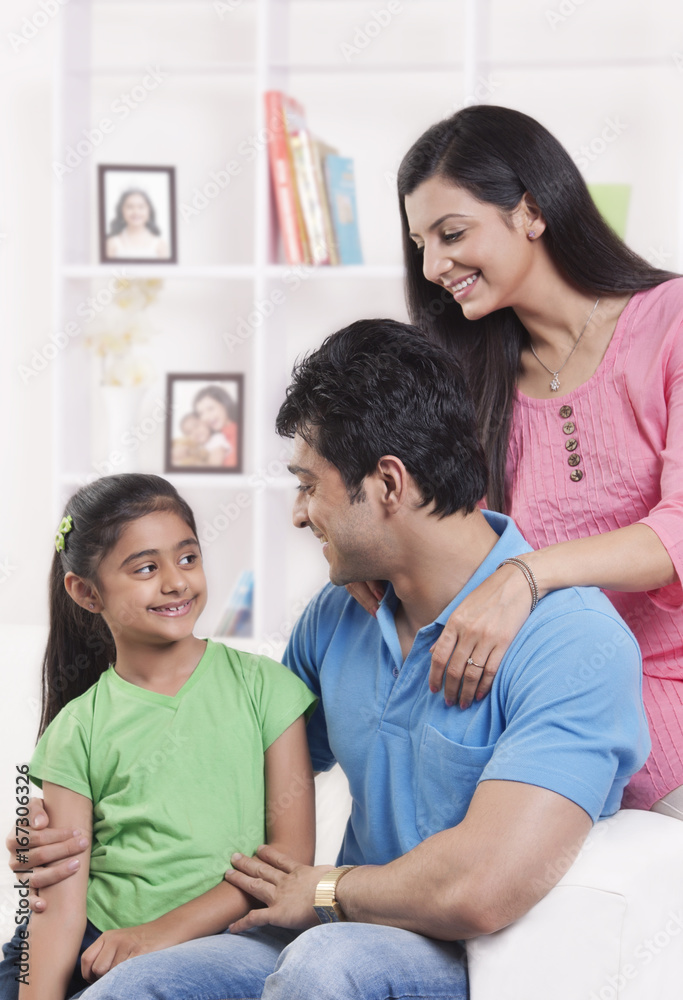 Family smiling Family smiling