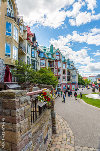 Mont Tremblant village - buildings with nice colors
