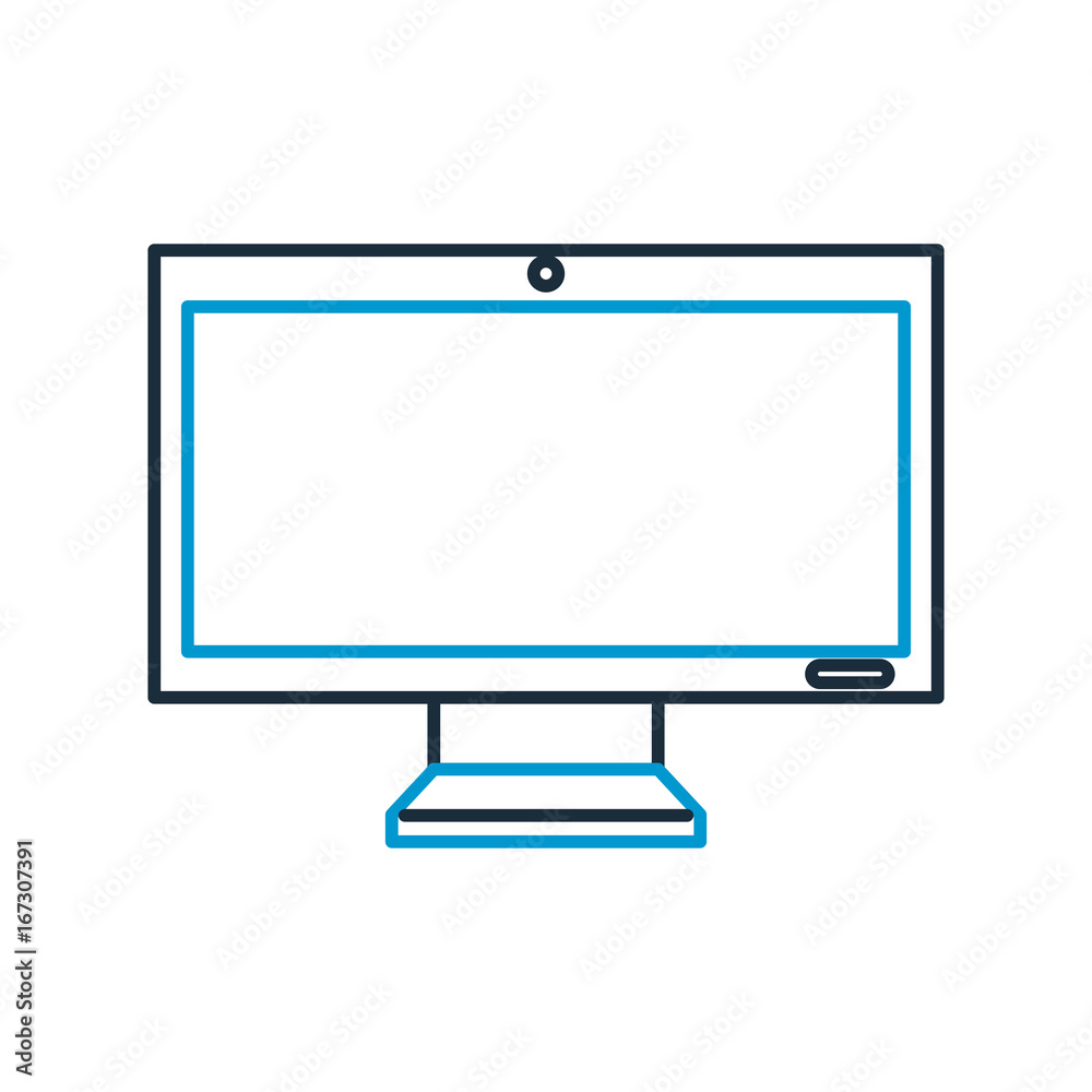 monitor computer isolated icon vector illustration design monitor computer isolated icon vector illustration design