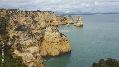 Landscapes of Lagos Algarve portugal 