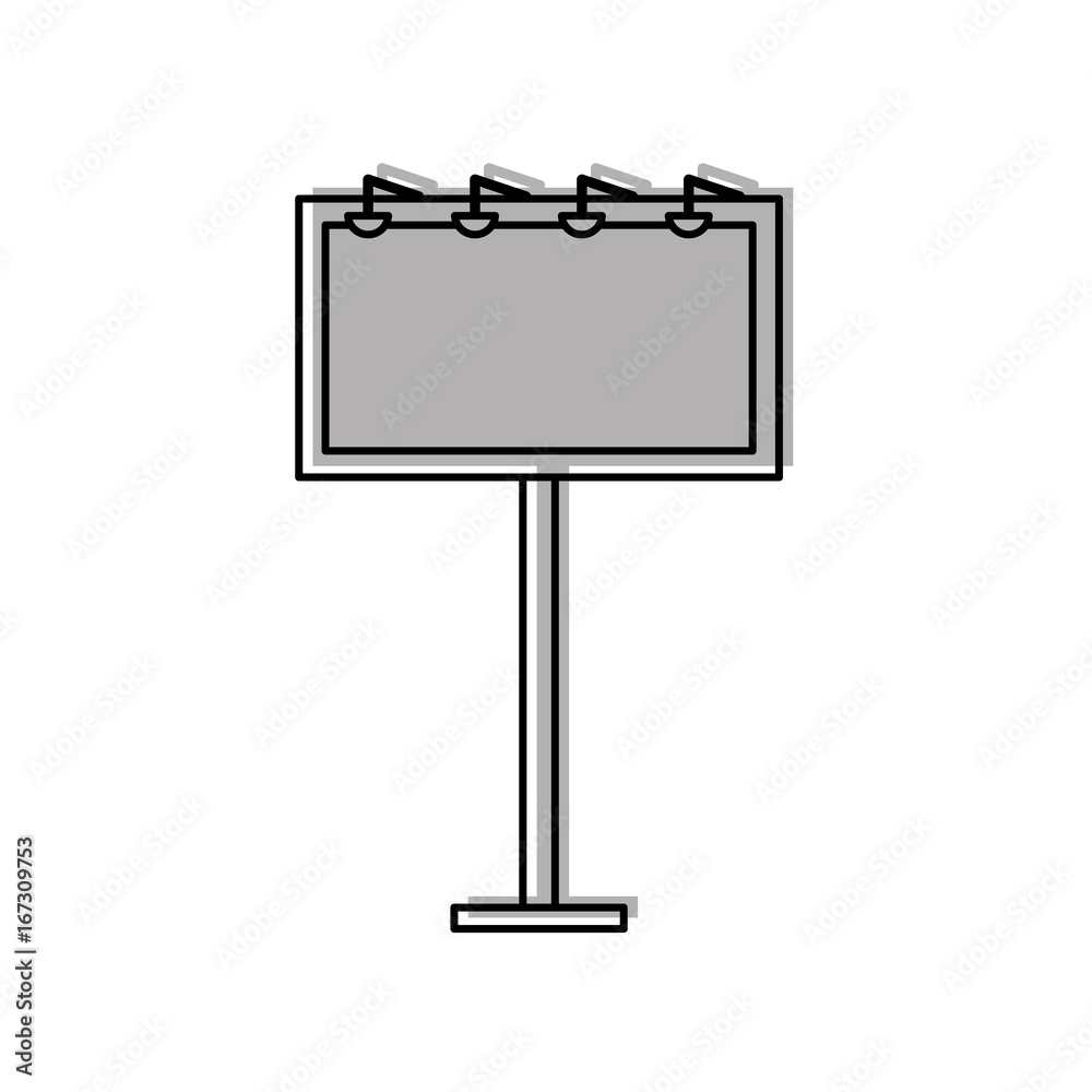 big street notice icon vector illustration design big street notice icon vector illustration design