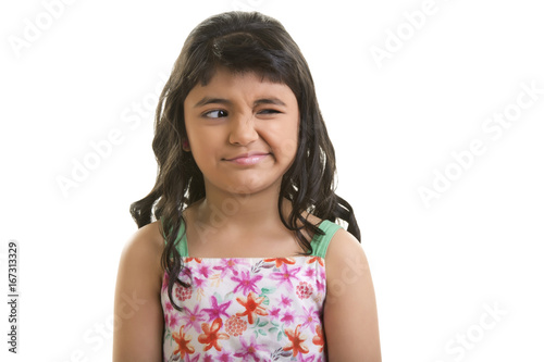 Fotografie Girl with fussy expression