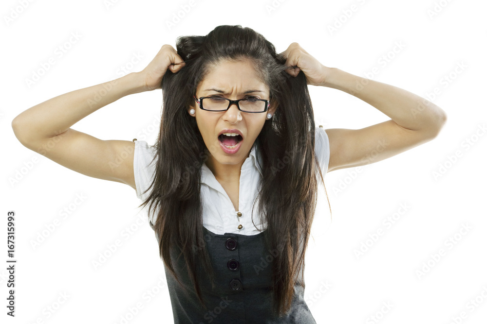 Woman frustrated Woman frustrated
