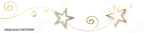 Weihnachten Band Banner Stern Sterne Welle Wellen