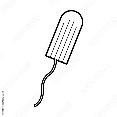 tampon female isolated icon vector illustration design