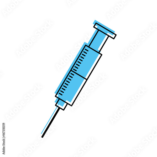 injection medical isolated icon vector illustration design