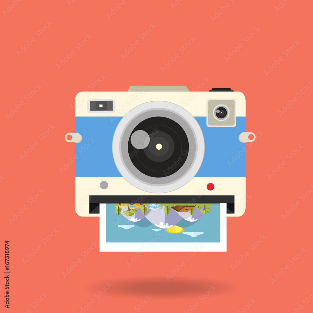 camera icon with photo camera icon with photo