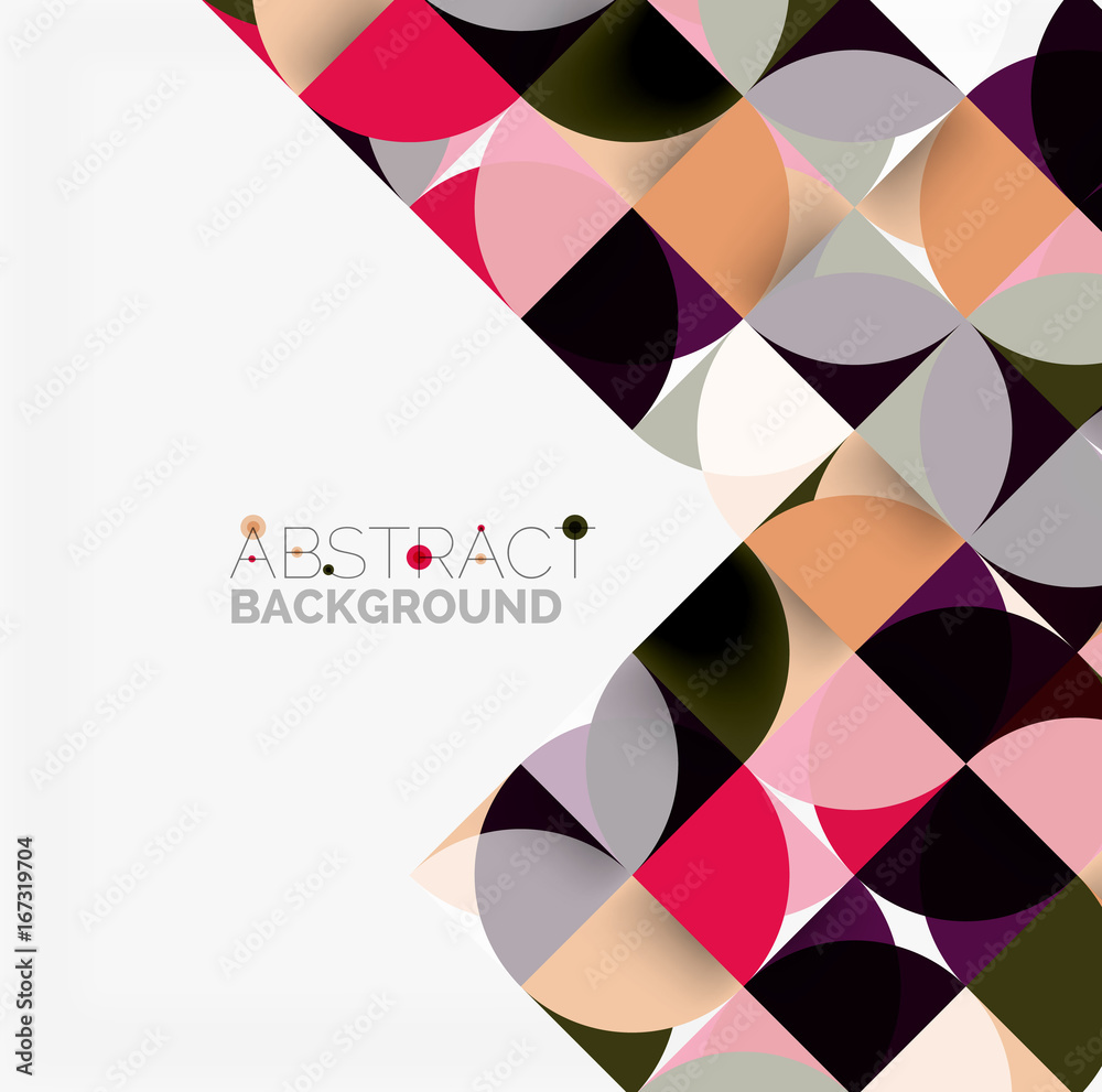 Modern geometrical abstract background circles Modern geometrical abstract background circles