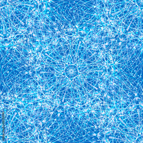 Abstract vinter frost motifs seamless pattern.