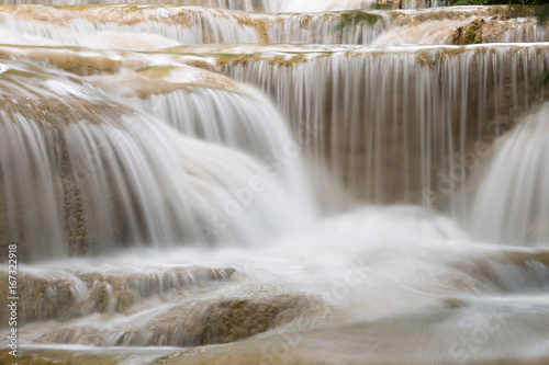 Deep forest waterfall National Park in thailand