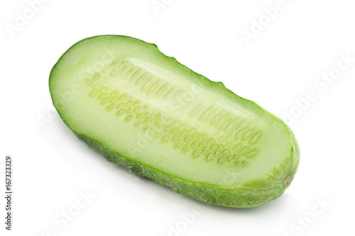 Cucumber vegetable  on white