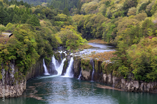Sukishimoda waterfall in Kobayashi, Kyushu Japan