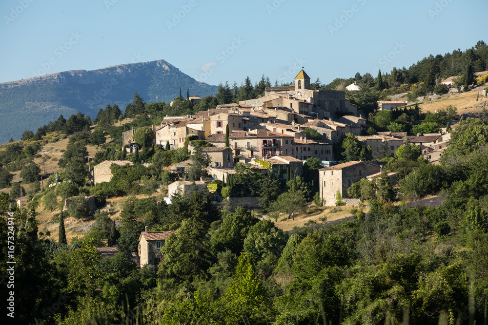  the village of Aurel in Vaucluse, Provence, France