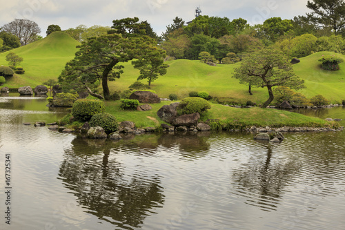 Suizenji Jojuen Garden, kumamoto Japan