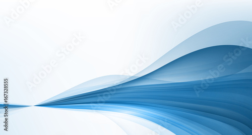 Background with blue waves