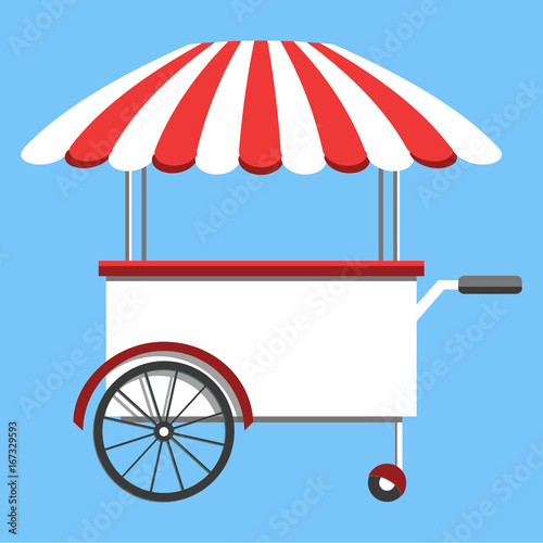 Food truck festival, menu food brochure. Vector food menu flyer. Flat style