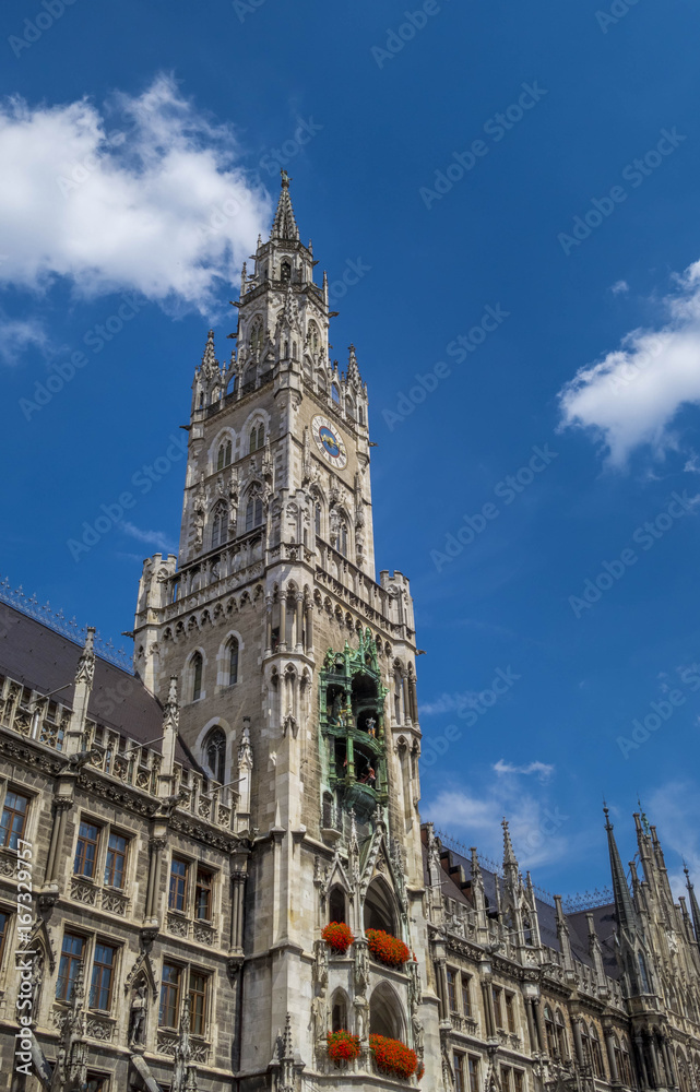 Fototapeta premium New Town Hall in Munich, Bavaria
