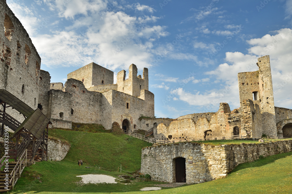 Medieval Rabi castle in the Czech Republic, Europe