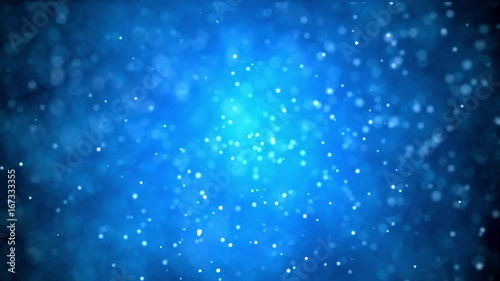 Wallpaper Mural blue motion background light and rising blinking particles Torontodigital.ca