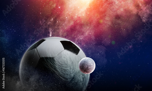 Soccer game concept © Sergey Nivens