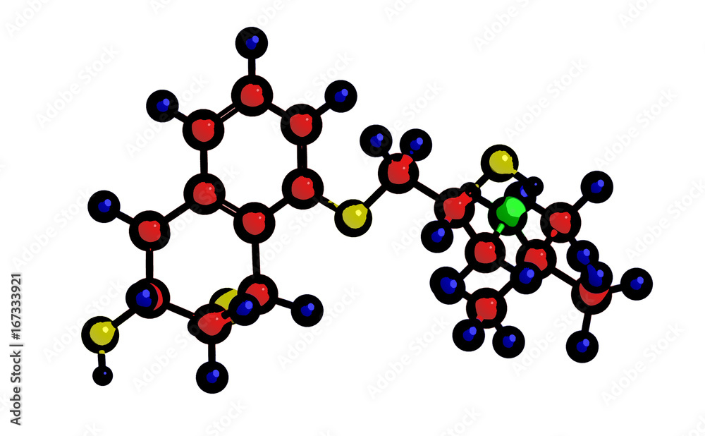 Molecular structure of nadolol (corgard) Molecular structure of nadolol (corgard)