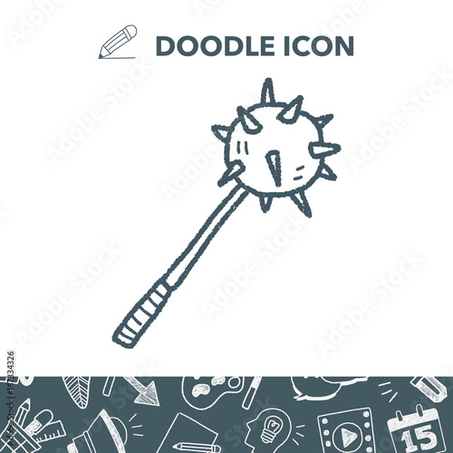 iron mace doodle