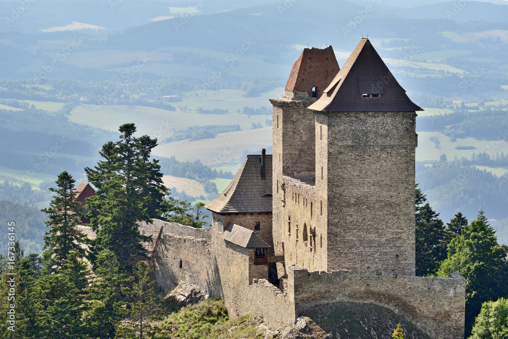 Kasperk Castle in Šumava mountains, Czech Republic