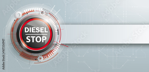 Diesel Stop Button Circuit Board Banner photo