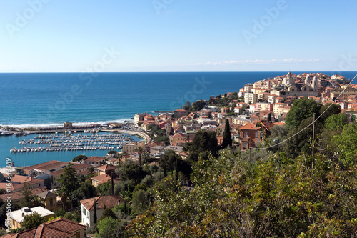 Imperia - View of Porto Maurizio. Italian Riviera,  Liguria.     © tella0303