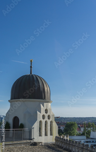 Yenidze in Dresden, Germany, famous restaurant with rooftop and beautiful views photo