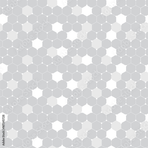 Abstract geometric hexagonal pattern seamless background