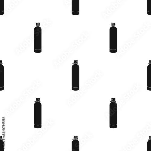 Water filter machine icon in black style isolated on white background. Water filtration system symbol stock vector illustration.